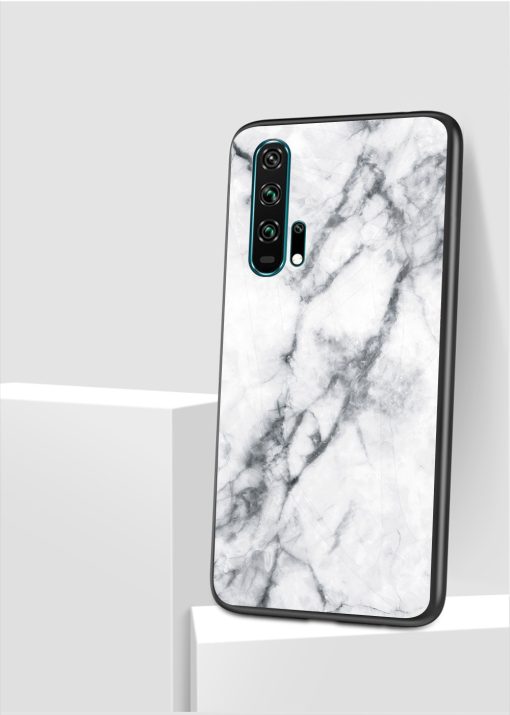 Phone Case Anti-fall Marble Tampered Glass Scratch Resistant Mobile Cover Honor 20/20Pro TurboTech Co 5