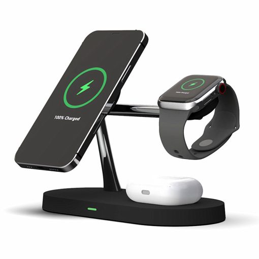 5in1 Lamp Wireless Fast Charger Watch Headset Phone Holder Nightlight Charging Station TurboTech Co 6
