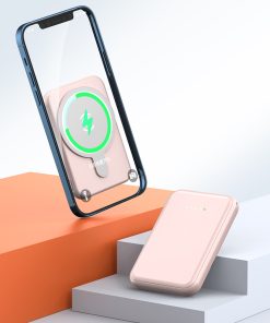 Fast Charging Magnetic Power Bank  Wireless Charger AI Cooling Green/White/Black/Pink TurboTech Co