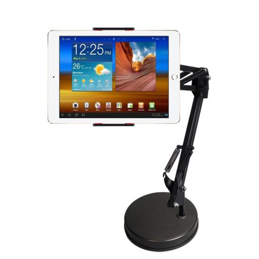 Phone Holder 360% Rotating Long Arms iPad Lazy Bracket Stand Metal Clamp For Mobile Accessories TurboTech Co 3
