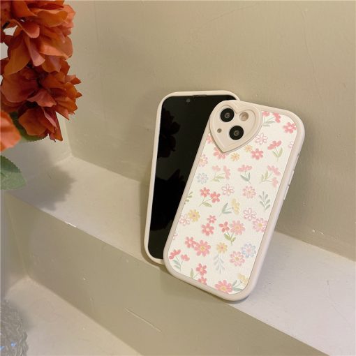 Phone Case Heart Design iPhone Floral Silicone Mobile Cover TurboTech Co 4