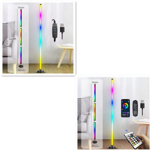 Smart RGB Led Floor Lamp Music Sync Standing Light With App Control - Image 8