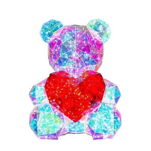 Colorful Luminous Teddy Bear Gift Galaxy Sparkly Glowing Bear TurboTech Co 6