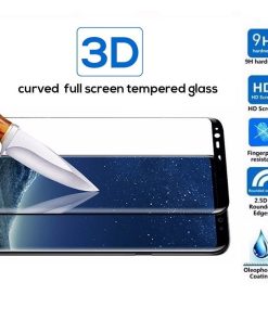 Screen Protector 3D Anti-Fingerprint Glass Full Protective Phone Cover Samsung Galaxy