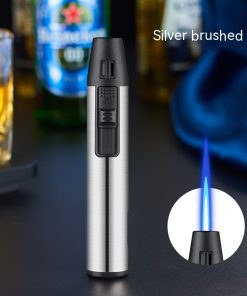 Indestructible Flint Lighter Pen-style Small Inflatable Windproof Torch Lighter