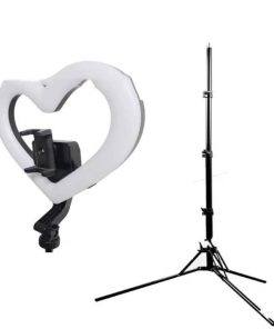 Tripod Mobile 10In Heart-shape RGB Ring Light Stand