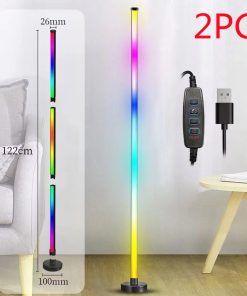 Smart RGB Led Floor Lamp Music Sync Standing Light With App Control