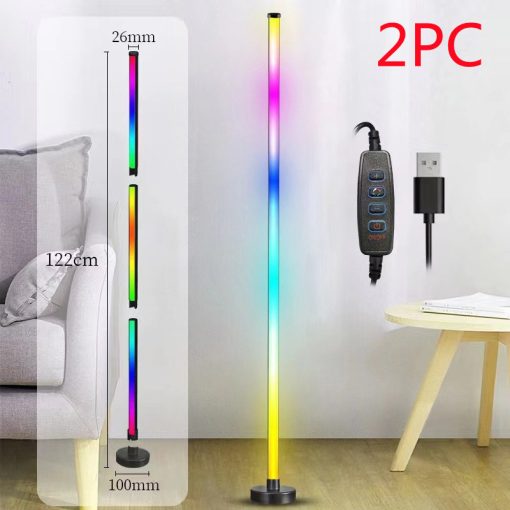 Smart RGB Led Floor Lamp Music Sync Standing Light With App Control TurboTech Co 7