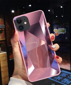 iPhone Case Glass Diamond Mirror Mobile Cover