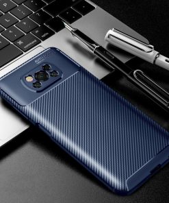 Shockproof Phone Case Carbon Fiber Anti-Drop Protective Xiaomi Back Cover