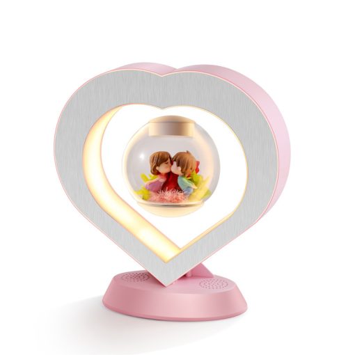 Heart Lamp Magnetic Levitation Light Bluetooth Stereo Nightlight Gift Idea TurboTech Co 5
