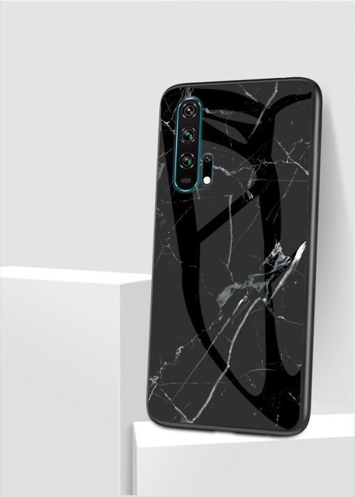 Phone Case Anti-fall Marble Tampered Glass Scratch Resistant Mobile Cover Honor 20/20Pro TurboTech Co 6