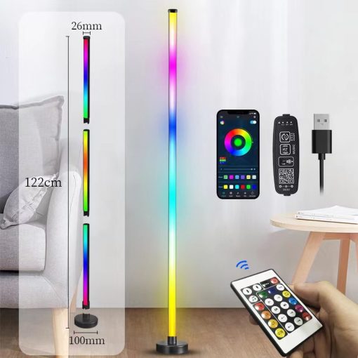 Smart RGB Led Floor Lamp Music Sync Standing Light With App Control - Image 5