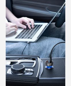 Fast Car Charger Type-C + USB Dual Port Mobile Car Charging Device
