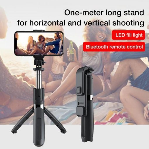 Bluetooth Selfie Stick 360 Rotation With Remote Control Phone Camera Tripod Mobile Accessories TurboTech Co 5
