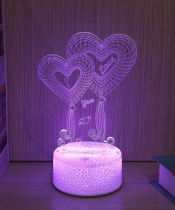 Table Lamp Romantic Light 3D LED Nightlight Gift Home Decor TurboTech Co