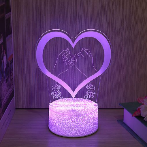 Table Lamp Romantic Light 3D LED Nightlight