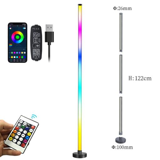 Smart RGB Led Floor Lamp Music Sync Standing Light With App Control - Image 3