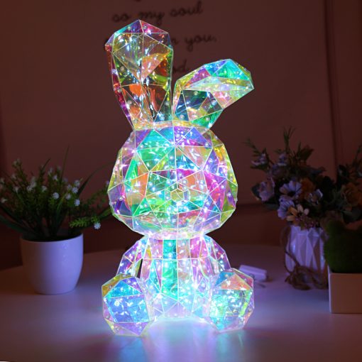 Luminous Rabbit RGB Glowing Gift Home/Office Decoration TurboTech Co 4