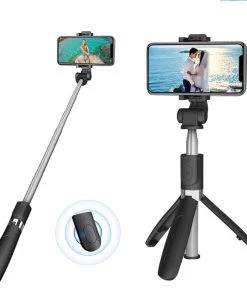 Bluetooth Selfie Stick 360 Rotation With Remote Control Phone Camera Tripod Mobile Accessories TurboTech Co