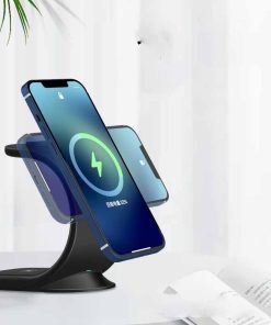 4-in-1 Wireless Charger Stand Phone Watches Fast Charging Station Smartphones Storage Electronics Accessories