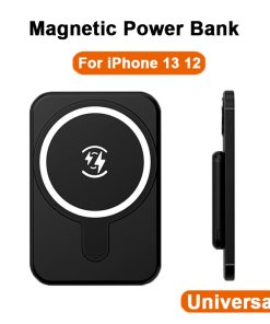 Fast Charging Magnetic Power Bank Wireless Charger AI Cooling Green/White/Black/Pink