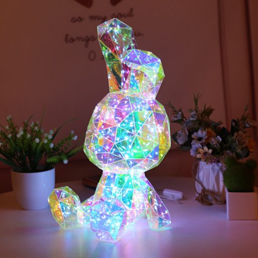 Luminous Rabbit RGB Glowing Gift Home/Office Decoration TurboTech Co 2