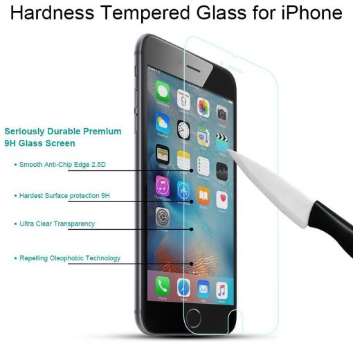 Tempered Glass Screen Protector Anti-Fingerprint Scratchproof Protective iPhone Cover TurboTech Co 3