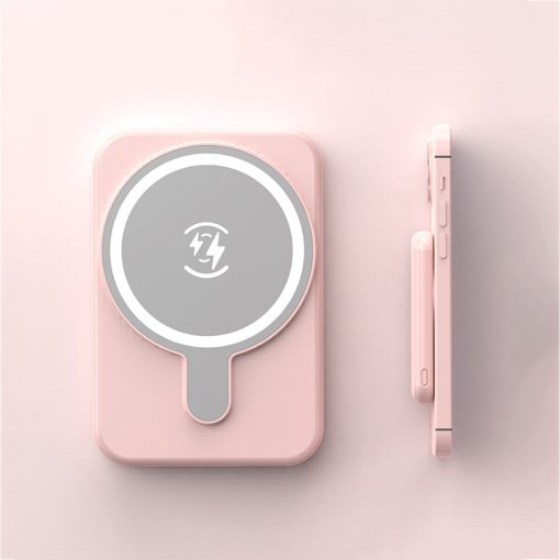 Fast Charging Magnetic Power Bank  Wireless Charger AI Cooling Green/White/Black/Pink TurboTech Co 5