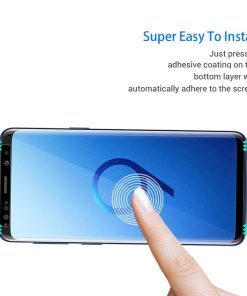 Screen Protector 3D Anti-Fingerprint Glass Full Protective Phone Cover Samsung Galaxy