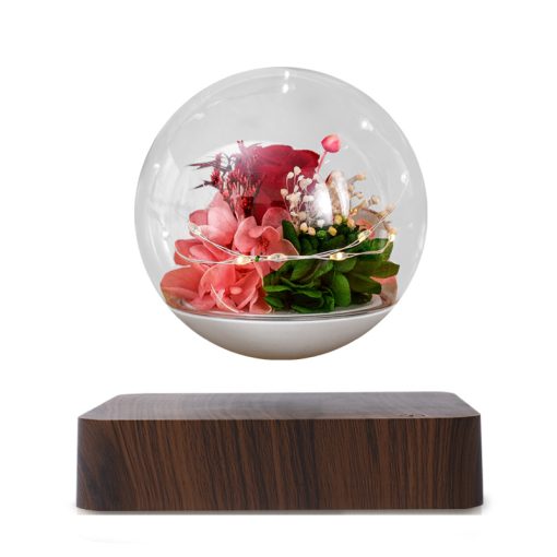 Table Lamp Magnetic Levitation Flower In Nightlight Ball Home Decor Gift Idea TurboTech Co 3