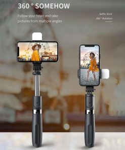 Bluetooth Selfie Stick 360 Rotation With Remote Control Phone Camera Tripod Mobile Accessories