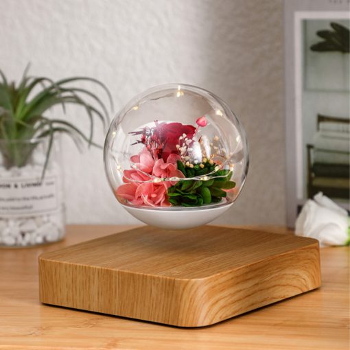 Table Lamp Magnetic Levitation Flower In Nightlight Ball Home Decor Gift Idea TurboTech Co 6