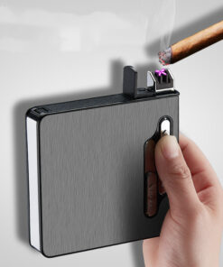 Multifunctional Lighter Portable Cigarette Case With Lighter