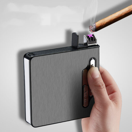 Multifunctional Lighter Portable Cigarette Case With Lighter TurboTech Co 4