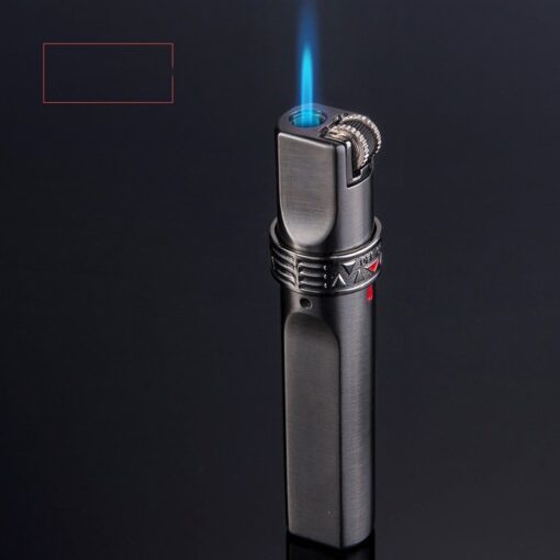 USB Windproof Lighter Personalized Grinding Wheel Vintage Cigar Lighter - Image 4