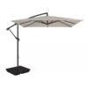 8 ft. Steel Cantilever Patio Umbrella in Riverbed Brown -TurboTech