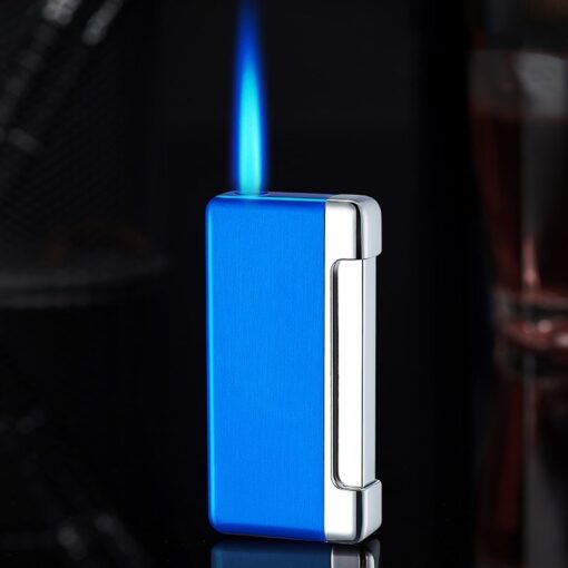 Windproof Lighter Electronic Blue Flame Inflatable Lighter TurboTech Co 3