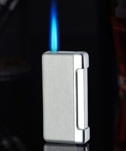 Windproof Lighter Electronic Blue Flame Inflatable Lighter