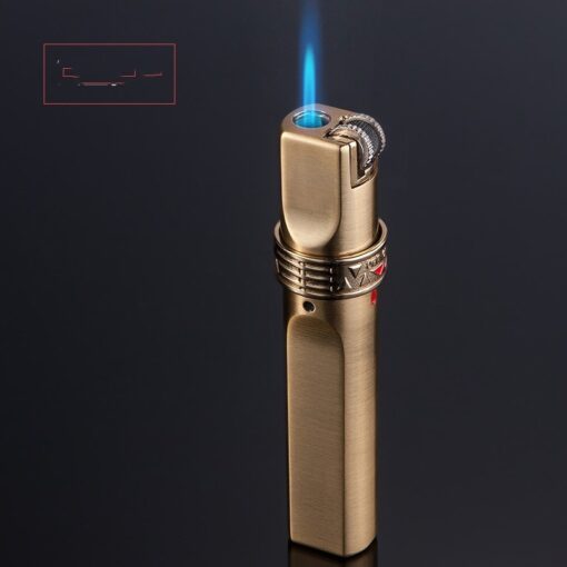 USB Windproof Lighter Personalized Grinding Wheel Vintage Cigar Lighter TurboTech Co 5