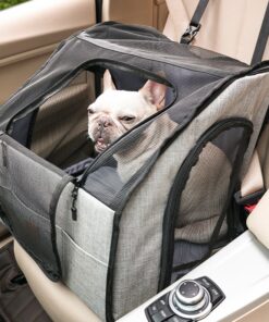 Foldable Car Waterproof Pet Cage And Wear Resisting Thickened Travel Pet Cage With Mat TurboTech Co