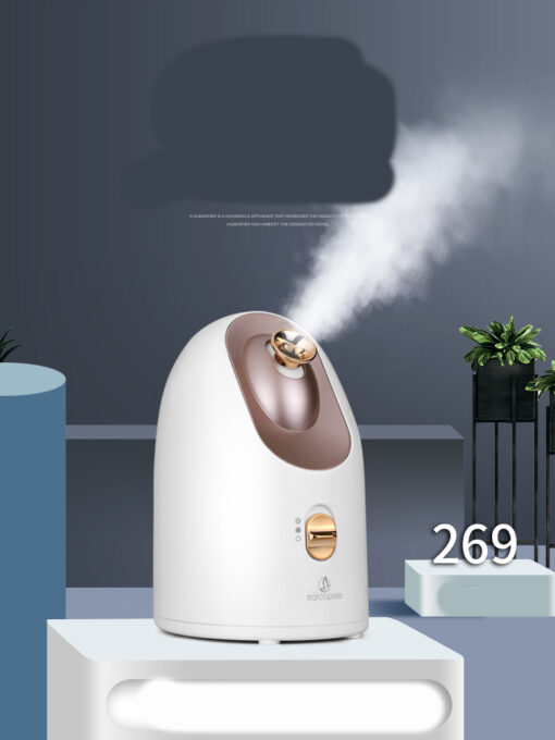 Facial Steamer with Hot and Cold Setting Aroma Face Steamer Nano Ionic Hot Mist Face Humidifier for Facial Deep Cleaning TurboTech Co 3