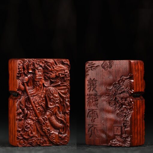 Vintage Wooden Carved Lighters – Stylish, Handcrafted, and Unique TurboTech Co 5