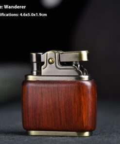 Vintage Wooden Carved Lighters – Stylish, Handcrafted, and Unique