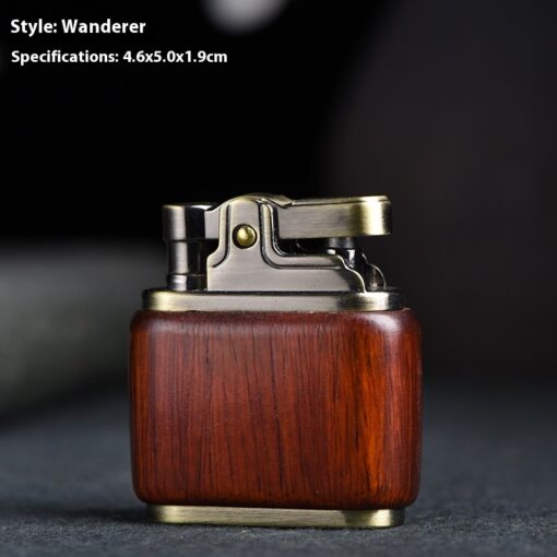 Vintage Wooden Carved Lighters – Stylish, Handcrafted, and Unique TurboTech Co 6