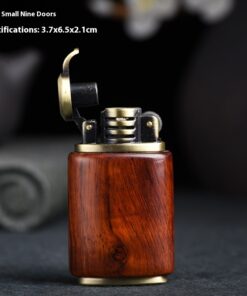 Vintage Wooden Carved Lighters – Stylish, Handcrafted, and Unique