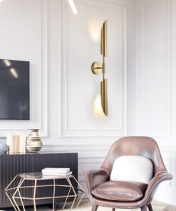 Wall Sconces 2-Lights Linear Long Wall Light Sword Wall Lamp for Living Room, Bedroom, Dining Area, Restaurants, Lobby & Office