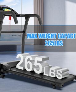 Foldable Treadmill Walking Pad With Handle Barl Under Desk 2-in-1 Walking Exercise Machine Pad With Remote Controller