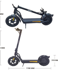 Foldable Electric Scooter with Smart App Control, LCD Display, and High-Powered Performance