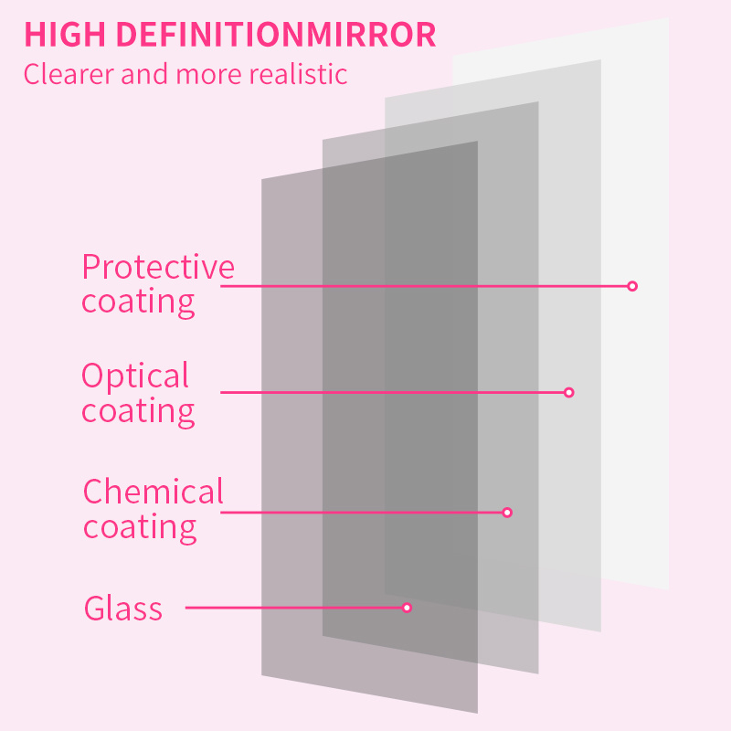 Portable Mini Makeup Mirror With 3 Lighting Modes LED Dimmable Touch Control & Self Adhesive Strap Gray sports backpack with multiple pockets and padded straps